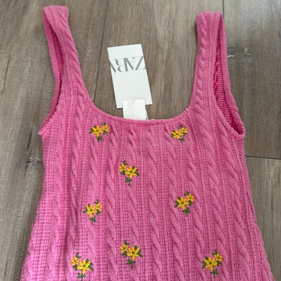 NWT Zara Pink Mini Dress - Picture 4 of 6